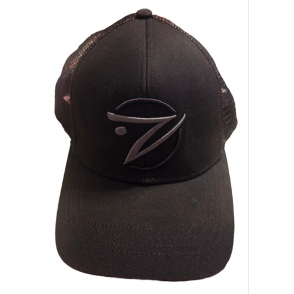 Gillz Hat Cap Mens Black Trucker Mesh Snap Back Outdoor Fishing Hiking